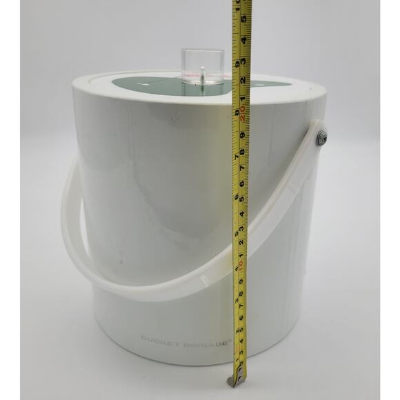 Vintage Morgan 9" Vinyl Bucket Brigade 19th Golf Hole Ice Bucket w/ Handle USA - Picture 16 of 16